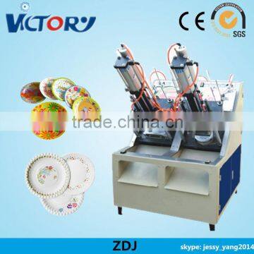 Disposable paper plate making machine, paper plate forming machine, automatic paper plate manufacturing machine