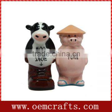 Top quality ceramic Animal salt pepper shaker