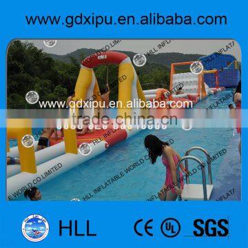 New design giant beach inflatable water park / lake floating water games / commercial aqua park