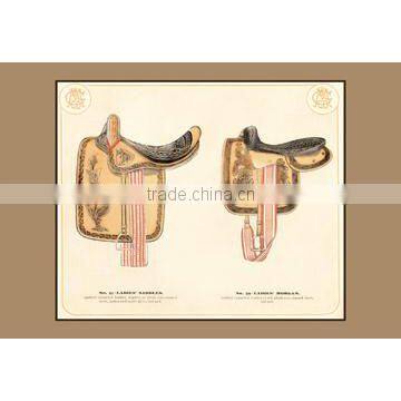 Ladies Saddles #4 20x30 poster