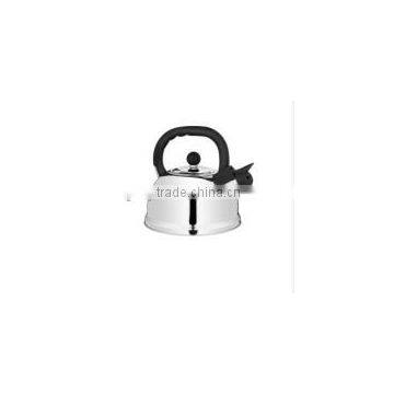 stainless steel whistling kettle with fixed handle bakelite material