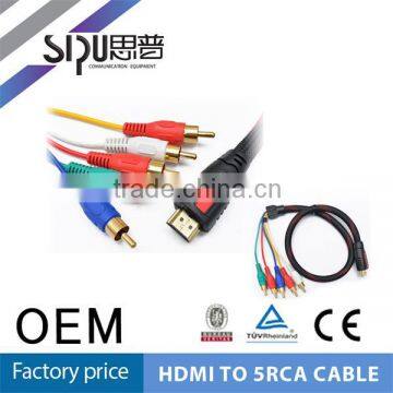 SIPU Cable Rg59 to Hdmi Audio Mix Cable