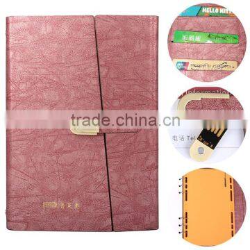 Plaro fashion U disk battery loose-leaf notepad paper notebook