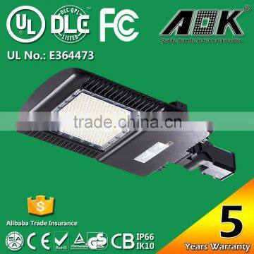 BV CE RoHS EMC UL Certification and Aluminum Lamp Body Material led street light 150W price