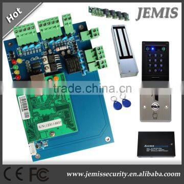 Remote Control EXIT Button Power RFID Card Magnetic lock Metal waterproof Keypad RFID Door Access Control