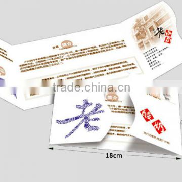 Custom designing restaurant leaflet manufacturer