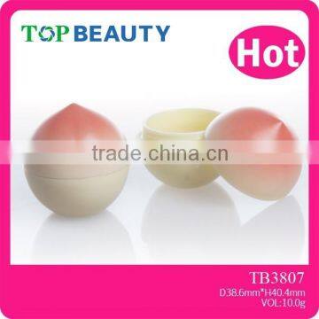 TB3807-2 fashion natural plastic empty lipbalm