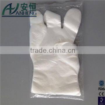 protective transparent disposable polythene glove food grade