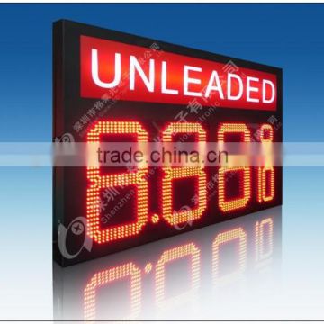 LED Gasoline Price Signs unleaded 8.889/10,UK express!!!