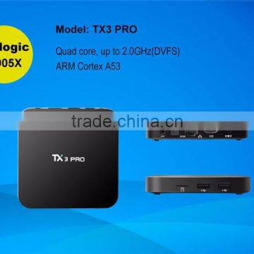 TX3 PRO Smart Tv Box Qbox Hd Receiver Play Store Kodi Android 6.0 Marshmallow Tv Box photo-3