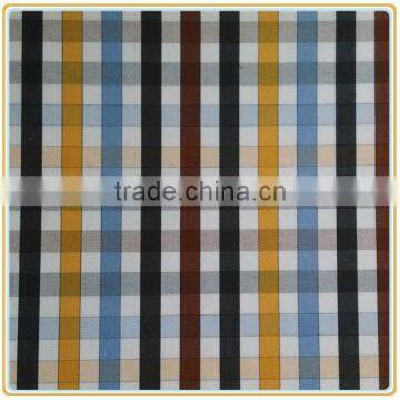 100% Cotton Yarn Dyed Check Shirting Fabric