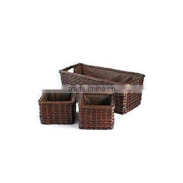 Willow Storage Basket,Set Of 3