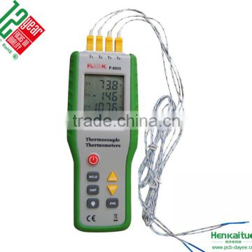 K Type Temperature Meter F-8855 Digital 4 Channel Thermocouple Thermometer