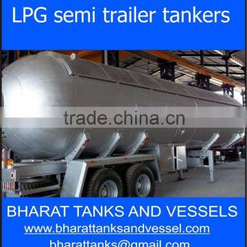 LPG semi trailer tankers