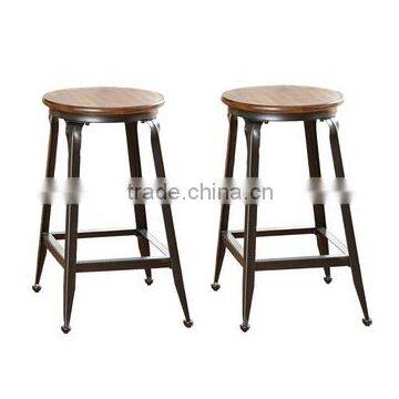 Metal wood bar stool, Cheap antique Bar stool