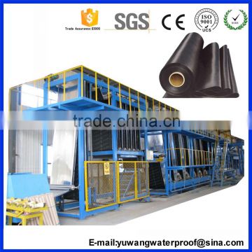 high quality sbs self adhesive bitumen waterproofing membrane production line