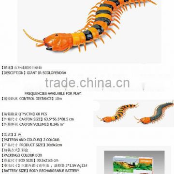 HOT !!! Infrared RC Centipede Toys with EN71,EN62115,HR4040,7P,EN60825,ROHS,EMC,Cd, test report