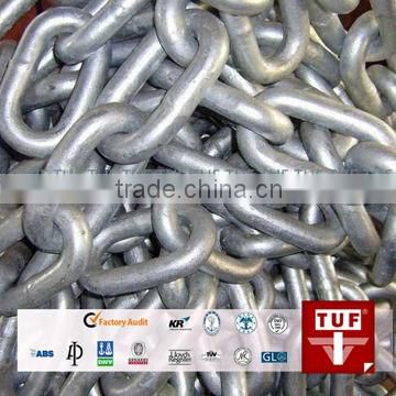 Marine U2 U3 Galvanized studless Link Anchor Chain