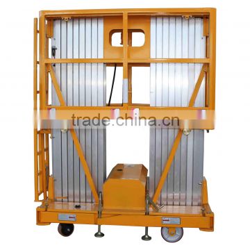 8.0m Double mast Mobile Aluminium working platform