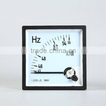 Pointer type ac frequency meter 96*96 HZ frequency meter