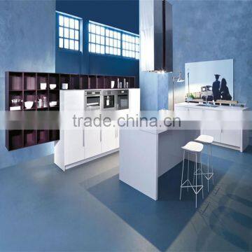 Interior Melamine Kitchen Cabinet With Kitchen Cabinet Waste Bin photo-3