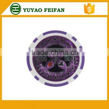 laser sticker strip plastic cheap poker chips game chips