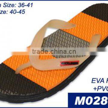 PVC Beach Two Color Slippers