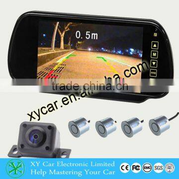 12v Car Rearview Mirror With Car Video Parking Sensor and CMOS Camera (XY-2017AV) photo-5