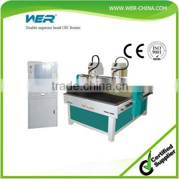 WER Double separate head CNC Router