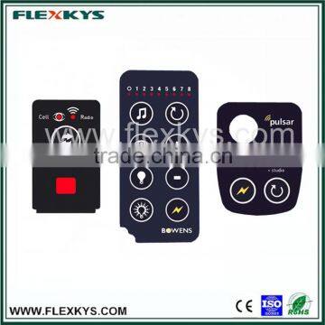 Practical Metal Dome Matty PET Graphic Overlay With High Quality photo-1