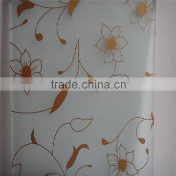 decorative glass , art glass, acid etched glass , design glass ,titanium glass, pattern glass, mirror glass shahe glass