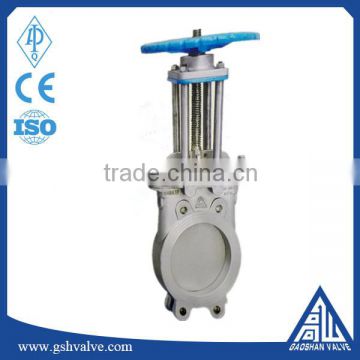 CF8 Stainless steel manual knife gate valve