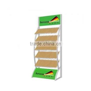 5 tiers floor standing tiles display rack