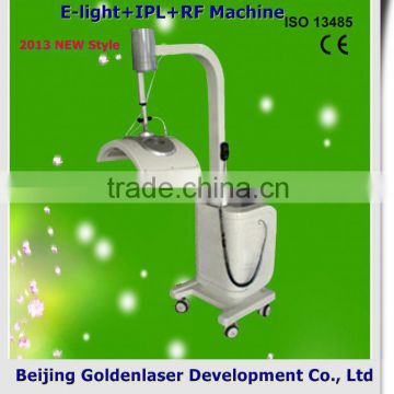 www.golden-laser.org/2013 New style E-light+IPL+RF machine galvanic facial machine