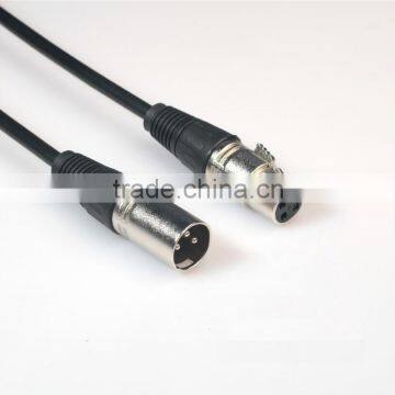 3Pin XLR Male to Female Microphone Audio Connector Cable Micro Extension Cable Cord