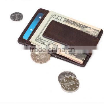 Gents RFID Blocking Wallet ,custom genuine leather mens handy card wallet for men