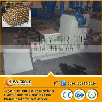 Briquette log making machine for charcoal making