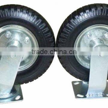 8 inch 2.50-4 PU tire caster for trolleys hand trucks