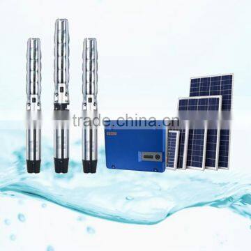 China AC deep well solar water pump,solar powered pump,solar energy submersible water pump China