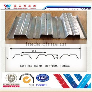 Steel structure building materials composite floor decking steel sheets,steel floor decking sheet