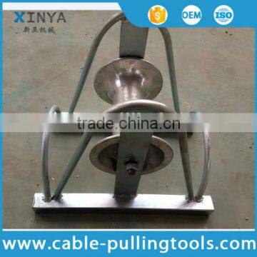 Straight Line Cable Roller Cable Laying Roller With Aluminum Wheel Galvanized photo-2