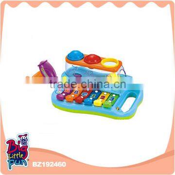 Wholesale baby instrument musical toy percussion piano toys with letters and numbers