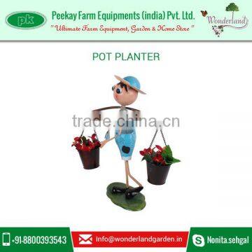 2016 Adorable Boy With Two Pot Garden Planters From Authentic Manufacturer photo-3