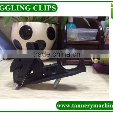 Cow Cattle Buffalo Leather Plastic Clamp photo-4