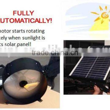 Vent Goods Solar-Power 1280 CFM Attic Ventilator Fan Roof Mount Vent- Thermostat Humidistat photo-2