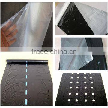 hot sale silver black polyethylene plastic agricultural mulching film for sale