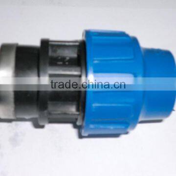 PE Pipe PP Compression Fitting Female Pipe Adapter In Different Size
