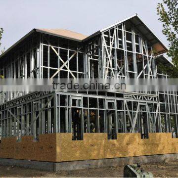 Classic European Light Steel Structure Luxury Prefab Steel Villa