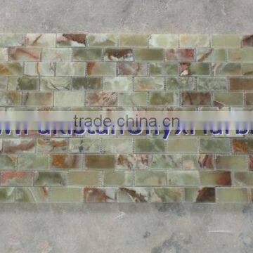Excellent Quality GREEN ONYX MOSAIC TILES COLLECTIONS photo-2