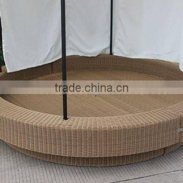 Fancy Contemporary Theme Hotel Wicker Round Beds photo-5